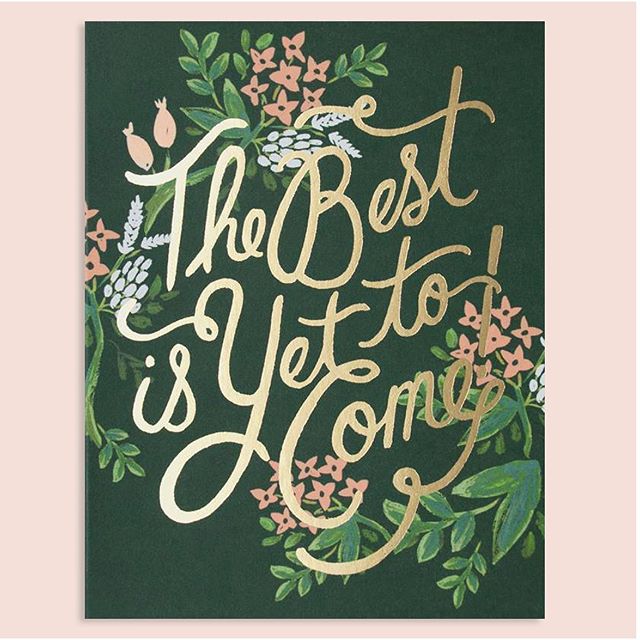 and babe, won’t it be fine... a bit of Cy Coleman (and later Frank Sinatra) from @riflepaperco !#riflepaperco #gooddesign #thebestisyettocome #typography #singaporeshopping #greetingcards #floral #paisley