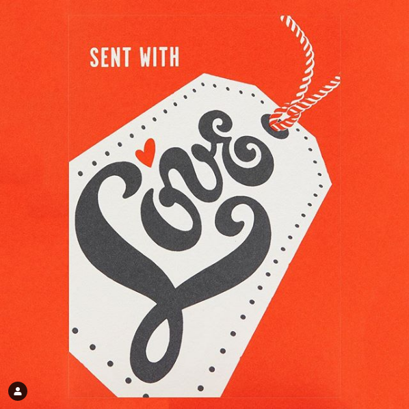 A special typographic greeting from us to you that looks like it could be fresh off the Steamship Trading boat - some more excellent examples of @alisoncarmichael ‘s work for @lagomdesign to come this week!#gooddesign #typography #giftideas #showyourlove #giftcards #greetingcards #singaporeshopping