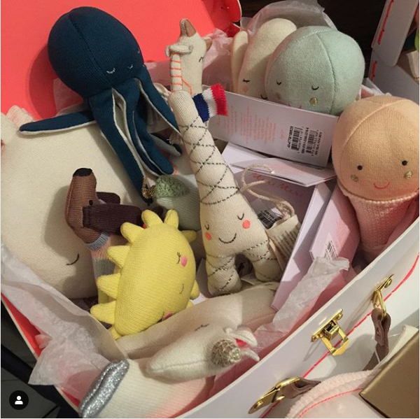 Beautiful rattles from @merimeriparty for your beautiful little ones. There’s even a little Cosmo!️️#merimeri #merimeriparty #rattles #beautifulbabies #sgbaby #babyshowerpresent #octopustoys #giftsforbabies #giftsformumstobe